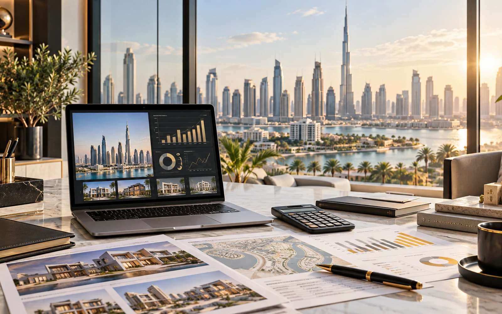 A completed Dubai residential community — the ready and resale market